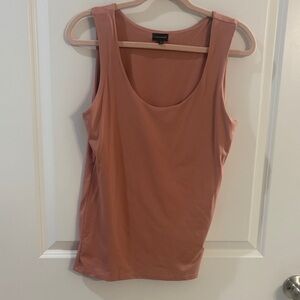 Buckle Black microfiber Sleeveless Top